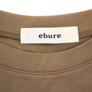 ebure スーピマコットンクルーネックTシャツ カットソー 3110900355 Tシャツ 38 カーキブラウン