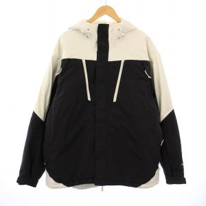 HYVENT マウンテンパーカー ジャケット アウター バイカラー ナイロン ロゴ XL 黒 ブラック