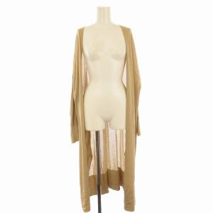 トッパーカーディガン ロング 長袖 ベージュ 18080500407010 /EE