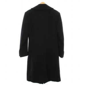 GUCCI ウールコート ダブルボタン カシミヤ混 46 黒 113589.Z9163