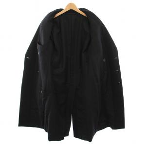 GUCCI ウールコート ダブルボタン カシミヤ混 46 黒 113589.Z9163