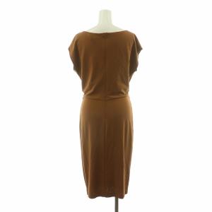 Max Mara ノースリーブワンピース ひざ丈 M ブラウン 662104816000 /NQ