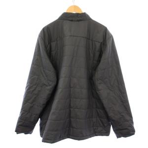 THE NORTH FACE 中綿ジャケット スタンドカラーアウター ジップアップ ロゴ 刺繍 XXL グレー NF0A3LZ2 /BB