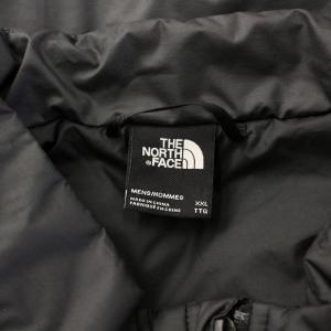 THE NORTH FACE 中綿ジャケット スタンドカラーアウター ジップアップ ロゴ 刺繍 XXL グレー NF0A3LZ2 /BB