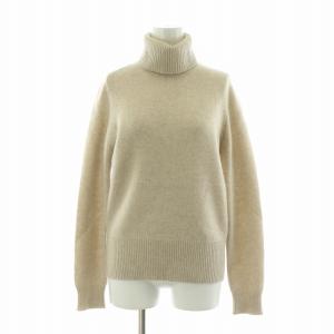ニット セーター 長袖 タートルネック カシミヤ100％ 40 ベージュ 17358084 /NQ