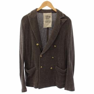 テーラードジャケット ダブル パイル M ブラウン 24-16-0851-262 /TK