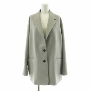 24SS ドライポリボクシージャケット テーラード シングル 38 グレー 24010912301010