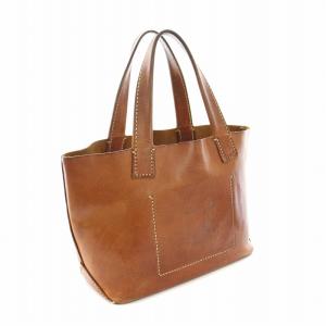 genten アマーノトートバッグ ハンドバッグ レザー 茶 ブラウン /YT