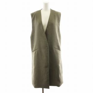 21AW ジレ ロング丈 F ベージュ 21010200703030 /AN48