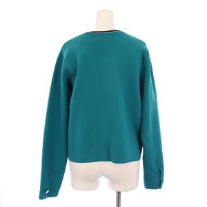 Viaggio Blu ニットジャケット風カーディガン 長袖 Vネック 2 青 2612-31320 /BM