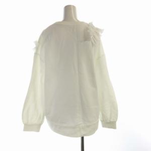 Grace Class スウェット トレーナー プルオーバー フリル 長袖 36 白 ホワイト 28142063 /RO