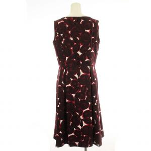 M'S GRACY ノースリーブ ワンピース PM-921554 ひざ丈 40 ボルドー /G