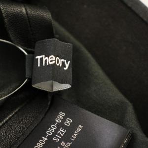 Theory 22AW ADBELLE GF ラムレザー レギンス 01-2360804-050-698 羊革 スキニー