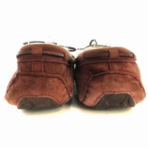 UGG australia DAKOTA ダコタ ローファー モカシン スエード US8 25?p ボルドー N5612 /EE
