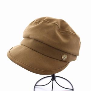 ワークキャップ風キャスケット 帽子 ブラウン TAM02482 /YM