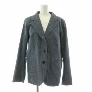 タグ付き テーラードジャケット ストライプ シングル 40 ネイビー XI14RD17 /NQ