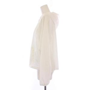 lululemon パーカー ジャケット ジップアップ 素材切替 ナイロン 6 白 /BM