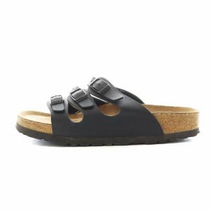 BIRKENSTOCK フロリダ FLORIDA サンダル レザー 24.0cm 黒 ブラック /AN20