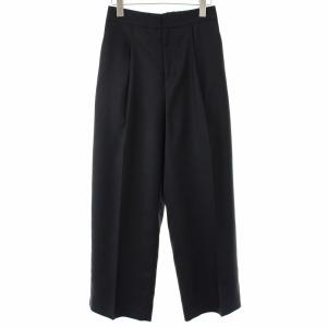 【美品】UNITED ARROWS TOKYO ダブルクロス スリムパンツ P PU ダブルクロススリムパンツ スラックス テーパード センター