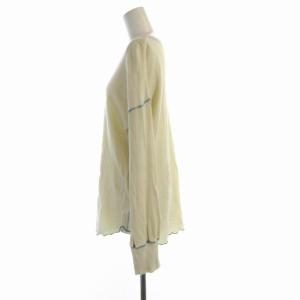 Framework カットソー ワッフル メロー 長袖 F アイボリー 青 ブルー 1120248902552 /RO