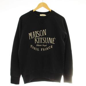 スウェット AM00311AT1503 ロゴ トレーナー 長袖 S 黒 ブラック /G