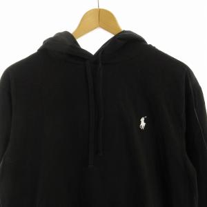 POLO RALPH LAUREN プルオーバーパーカー ビッグポニー 長袖 S 黒 ブラック 41381 /EE