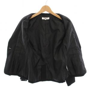 NATURAL BEAUTY BASIC スーツ セットアップ 上下 ストライプ テーラードジャケット パンツ ウール L M 黒 /YM