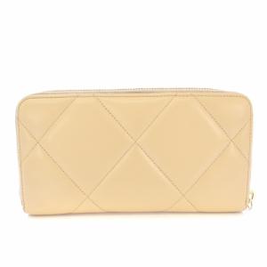 CHANEL シャネル19 長財布 ココマーク ベージュ 30番台