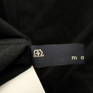 martinique 23AW ラッフルブラウス A0331FB435 半袖 シャツ フリル F 黒 ブラック /G