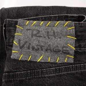 R.H.vintage High Waist Denim Pant ハイウエストデニムパンツ ジーンズ ジップフライ W23 黒