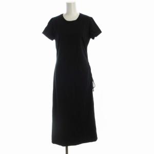 NEW RUBRIC JILAENA ワンピース マキシ ロング 半袖 S 黒 ブラック 01-7105034-050-902