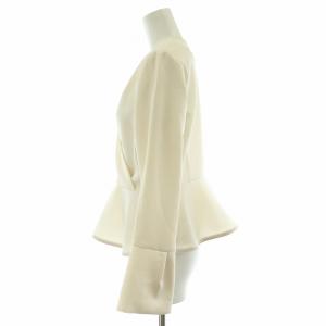 CELFORD カシュクールペプラムブラウス シャツ 長袖 38 アイボリー CWFB194042 /NQ