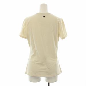 MAX MARA WEEKEND LINE Tシャツ カットソー 半袖 ロゴ ベージュ /OR