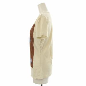 MAX MARA WEEKEND LINE Tシャツ カットソー 半袖 ロゴ ベージュ /OR