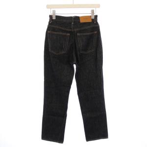 CLANE SECRET DENIM PANTS シークレットデニムパンツ ジーンズ ジップフライ ロゴパッチ レザー