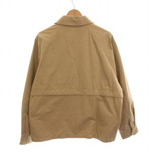 BEAMS ルーズグラスコートブルゾン ジャケット ジップアップ アウター S ベージュ 11-18-5273-187