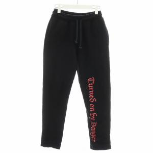 17AW TURNED ON BY DANGER スウェットパンツ S ブラック