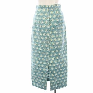 Ron Herman SZ Blockprints タイトスカート ロング 総柄 XS 水色 3110500205 /TK