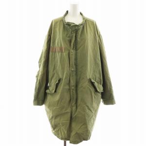 19SS ミリタリーコート military coat ロング丈 コットン カーキ 19020500704010