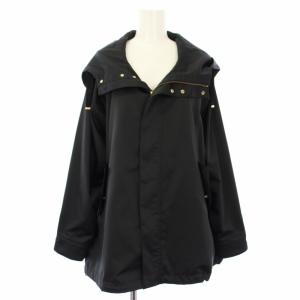 LIMONTA 22AW 撥水マウンテンパーカー ジャケット 38 黒 GGL-32400-B /TK