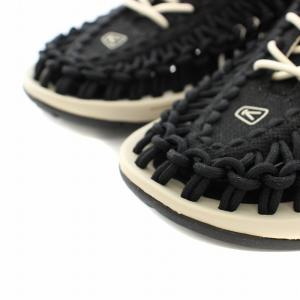 KEEN ユニーク UNEEK サンダル アンクルストラップ キャンバス US9 26.0cm 黒 ブラック ベージュ