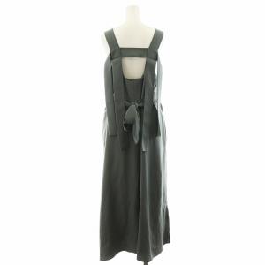 ENFOLD 24SS FLARE SLITJUMPER SKIRT 36 グレー 300HS231-1880