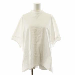 23SS SOLID SLEEVE PULLOVER カットソー 半袖 38 白 ホワイト 300GS480-1060