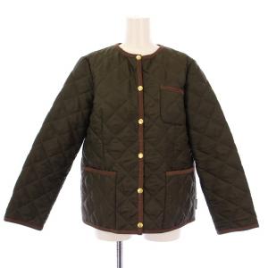 ARKLEY キルティングジャケット 中綿 アウター 切替 36 カーキ タグ付き L222APQCO0334AA