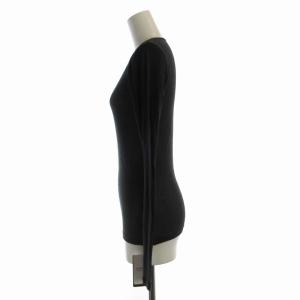 Plage タグ付き 22AW RibSheerロンT Tシャツ カットソー 長袖 F グレー 22-070-922-1100-4-0