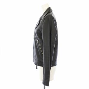 UNITED TOKYO UNITEDTOKYO ダブルレザージャケット ライダース ラムレザー 羊革 アウター 2 黒 507352003 /TK