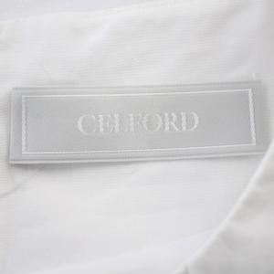 CELFORD オフショルワンピース CWF0212036 半袖 ロング ワンピース 36 白 ホワイト /G