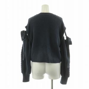 gelato pique セットアップ エアリーモコ ショートパンツ ハーフ カーディガン F ネイビー PWNT222031 PWNT222030