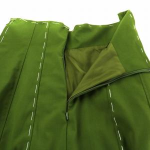 Ameri VINTAGE フレアスカート ロング ステッチデザイン M グリーン 018190100 /NQ