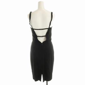 D&G キャミワンピ ワンピース ひざ丈 38 黒 ブラック /EE